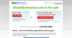 Desktop Screenshot of bhaktienterprise.com